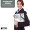 Better Office Products Fashion Clipboard, Marble Design, A4 Letter Size, 12.5in. x 9in. Wooden Clipboard, Low Profile Clip 45057 - alternate 3